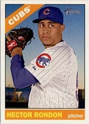 2015 Topps Heritage Base Set Hector Rondon #274 card