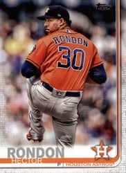 2019 Topps Base Set Hector Rondon #91 card