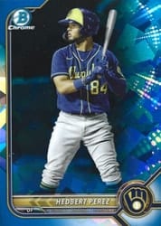 2022 Bowman Sapphire Edition Base Set Hedbert Perez #BCP-67 card