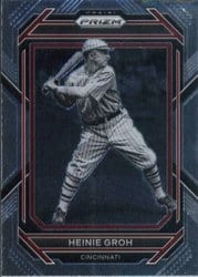 2023 Panini Prizm Base Set Heinie Groh #232 card