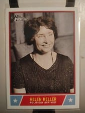 2025 Topps Heritage Notable Americans Helen Keller #NS-37 card