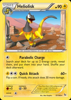 Flashfire Heliolisk #37 card