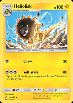 Forbidden Light Heliolisk #38 card