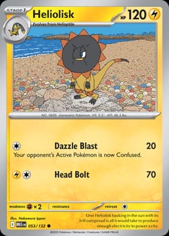 2025 Mega Evolution Heliolisk #53 card