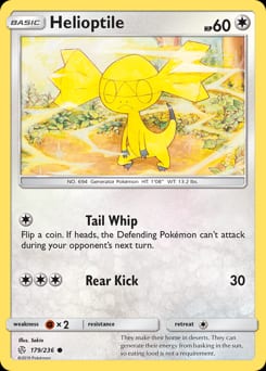 Cosmic Eclipse Helioptile #179 card