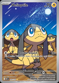 2025 Mega Evolution Helioptile #143 card