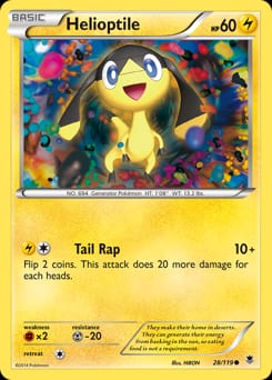 Phantom Forces Helioptile #28 card