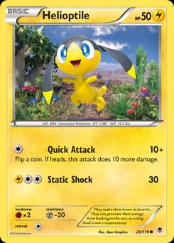 Phantom Forces Helioptile #29 card