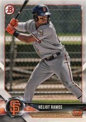 2018 Bowman Draft Base Set Heliot Ramos #BD-133 card