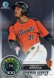 2018 Bowman Scouts Top 100 Heliot Ramos #BTP-54 card