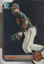 2022 Bowman Chrome Prospects Heliot Ramos #BCP-35 card