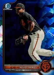 2022 Bowman Sapphire Edition Base Set Heliot Ramos #BCP-35 card