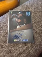 2022 Panini Capstone Rookie Autographs Heliot Ramos #RA-HR card