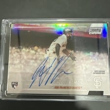 2022 Stadium Club Chrome Autographs Heliot Ramos #SCCUA-HR card