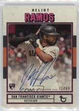 2022 Topps Brooklyn Collection Autographs Heliot Ramos #AC-HR card