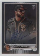 2022 Topps Chrome Rookie Autographs Heliot Ramos #RA-HR card