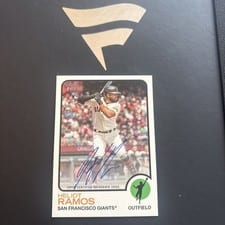 2022 Topps Heritage Real One Autographs Heliot Ramos #ROA-HR card
