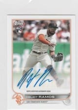 2022 Topps Mini Autographs Heliot Ramos #MA-HR card