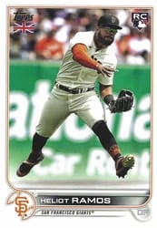 2022 Topps UK Edition Base Set Heliot Ramos #219 card