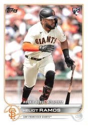 2022 Topps Update Base Set Heliot Ramos #US17 card