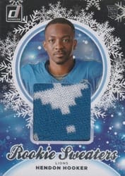 2023 Donruss Rookie Holiday Sweater Relics Hendon Hooker #HS-HHO card