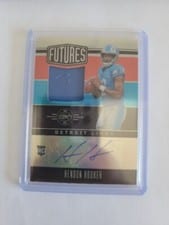 2023 Panini Legacy Futures Patch Autographs Silver Hendon Hooker #FAPS-20 card