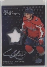 2021-22 Upper Deck Premier Star Systems Rookies Autograph Patch Hendrix Lapierre #SSR-HL card