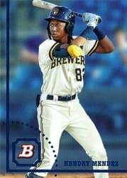 2022 Bowman Heritage Prospects Hendry Mendez #BHP-24 card