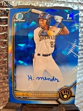 2022 Bowman Sapphire Edition Autographs Hendry Mendez #BSPA-HM card