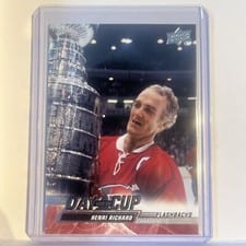 2022-23 Upper Deck Day With The Cup Flashbacks Henri Richard #DC5 card