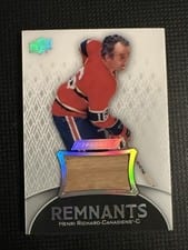 2023-24 Upper Deck Engrained Remnants Henri Richard #R-HR card