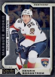 2018-19 O-Pee-Chee Platinum Base Set Henrik Borgstrom #164 card