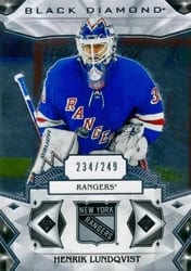 2019-20 Upper Deck Black Diamond Base Set Henrik Lundqvist #BDB-HL card