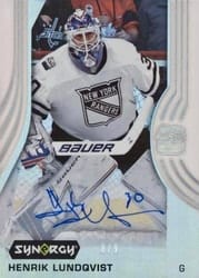 2019-20 Upper Deck Synergy Base Set Henrik Lundqvist #35 card