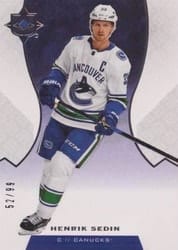 2019-20 Upper Deck Ultimate Collection Base Set Henrik Sedin #79 card
