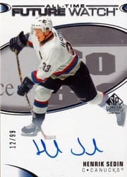 2020-21 SP Signature Edition Legends Base Set Henrik Sedin #395 card