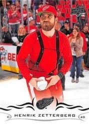 2018-19 Upper Deck Base Set Henrik Zetterberg #64 card