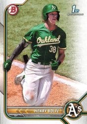 2022 Bowman Draft Base Set Henry Bolte #BD-121 card