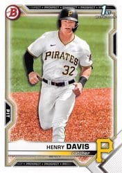 2021 Bowman Draft Base Set Henry Davis #BD-48 card