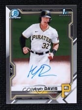 2021 Bowman Draft Chrome Draft Autographs Henry Davis #CDA-HD card