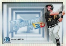 2022 Bowman 3D Henry Davis #B3D-2 card