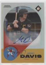 2022 Bowman Chrome Ascensions Autographs Henry Davis #BA-1 card