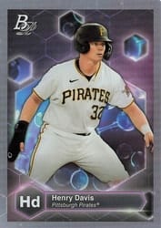 2022 Bowman Platinum Precious Elements Henry Davis #PE-23 card