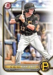 2022 Bowman Prospects Henry Davis #BP-148 card