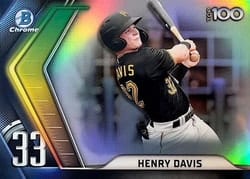 2022 Bowman Scouts' Top 100 Henry Davis #BTP-33 card
