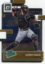 2022 Donruss Optic Rated Prospects Henry Davis #RP-3 card