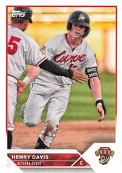 2023 Topps Pro Debut Base Set Henry Davis #PD-156 card