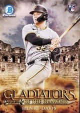 2024 Bowman Chrome Gladiators of the Diamond Henry Davis #GOTD-7 card