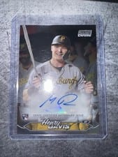 2024 Stadium Club Chrome Autographs Henry Davis #SCCA-HD card