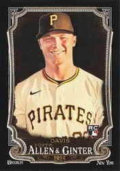 2024 Topps Allen & Ginter X Base Set Henry Davis #4 card